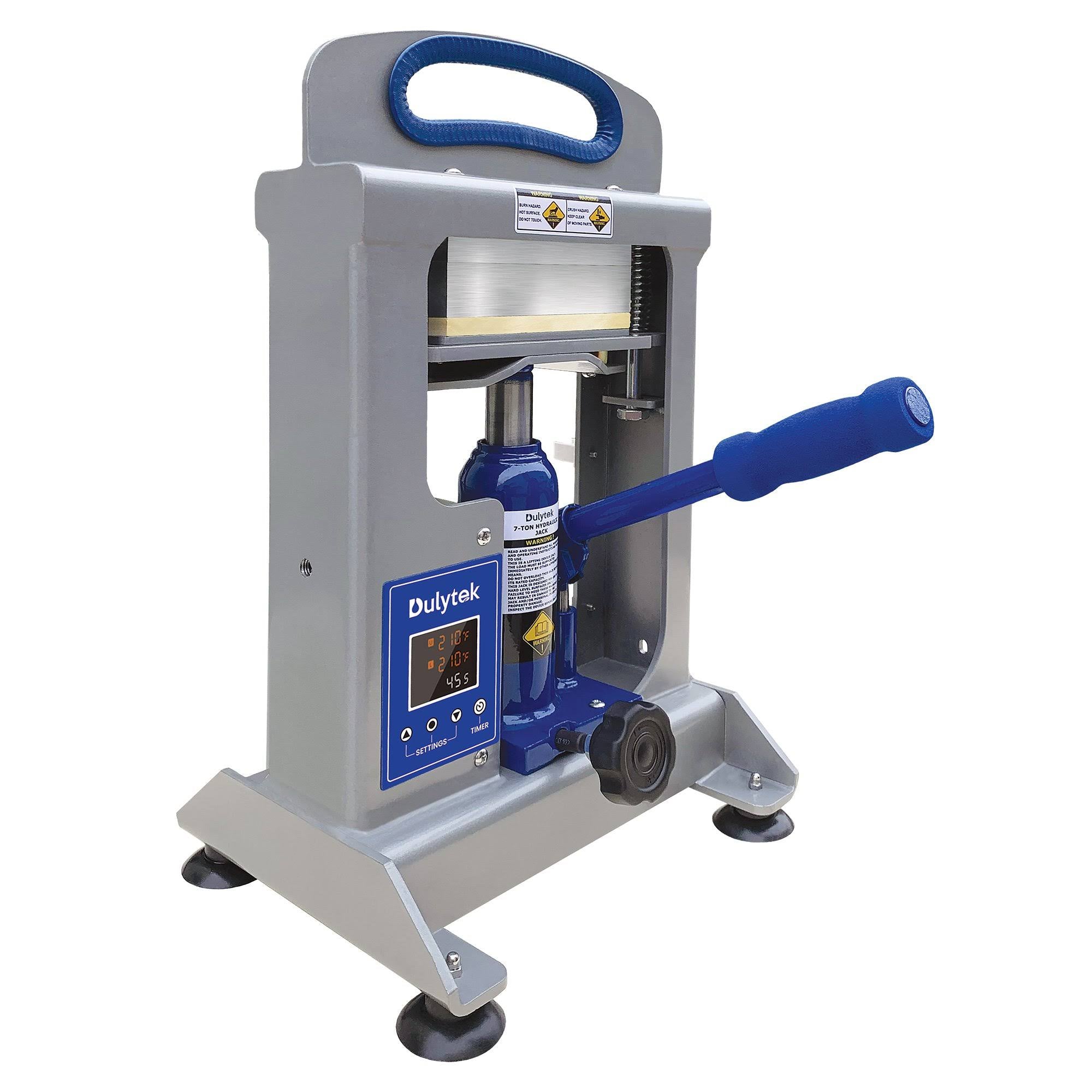 7-Ton Hydraulic Rosin Heat Press Bundle 110V H4128