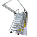 White 13 Steps Retractable Attic Ladder Q37906