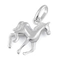 925 Sterling Silver Horse Pendant Jewelry L938