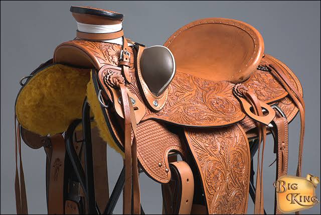 16 in Western Horse Wade Saddle Leather C594
