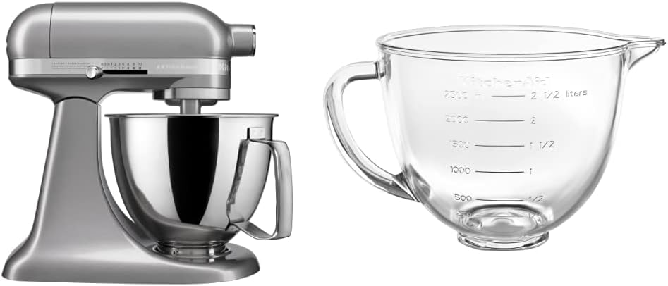 3.5 Quart Tilt-Head Stand Mixer with Glass Bowl P7377