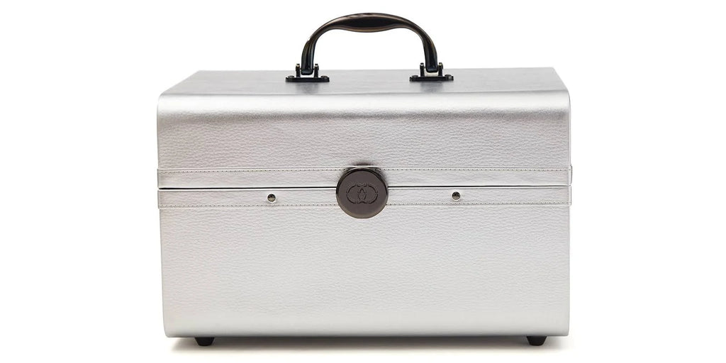 Large Silver Train Case F926