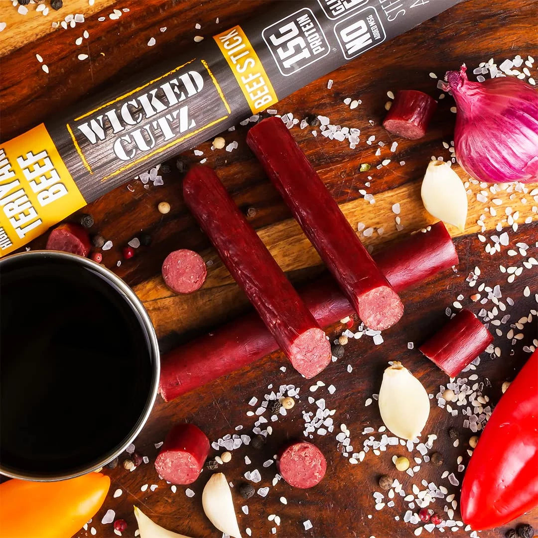 1.5 oz 18-Pack Beef Jerky Sticks W65234