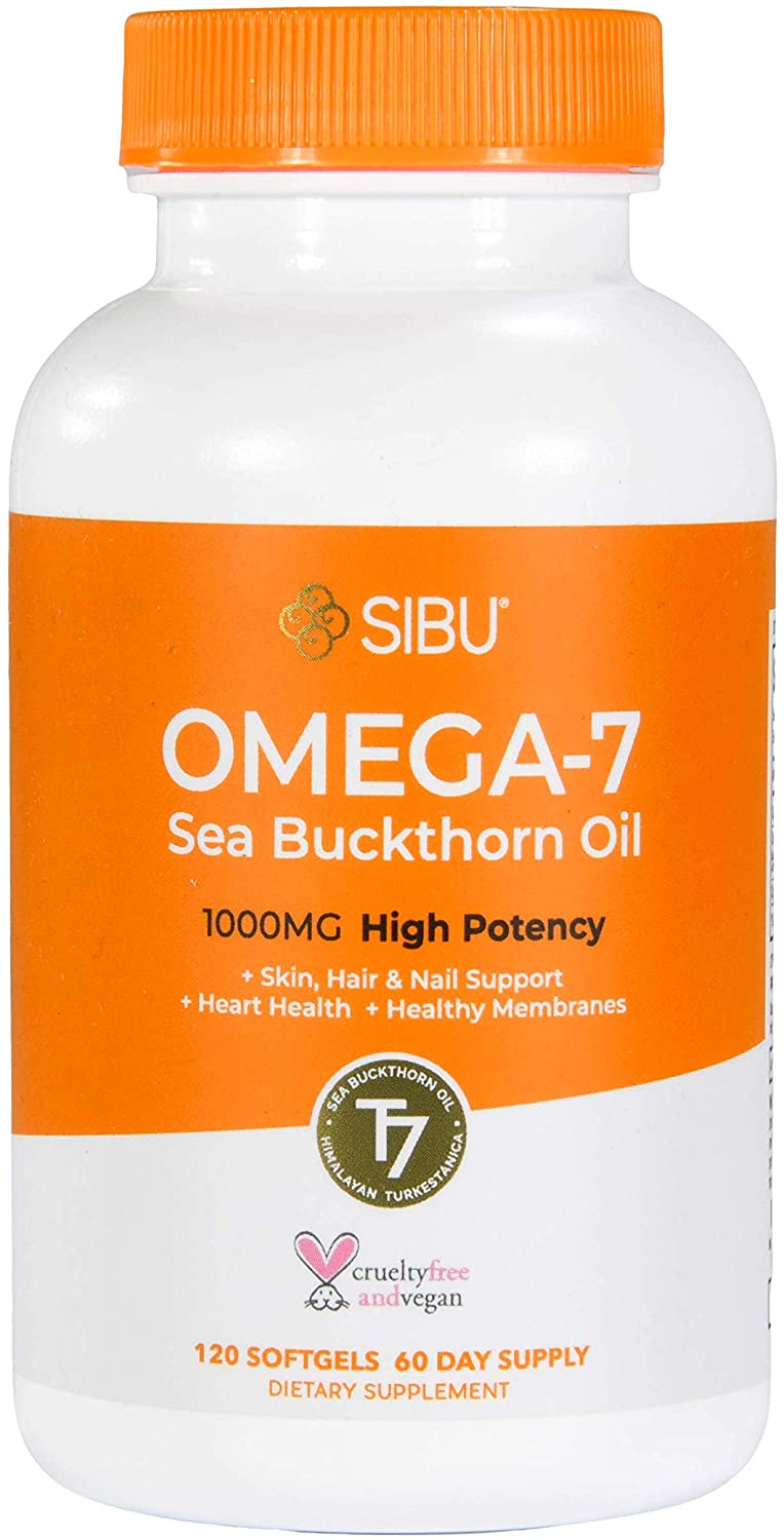 120ct Omega-7 Sea Buckthorn Softgels W758036
