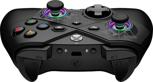 Wireless Gaming Controller with Dual Vibration, Hall Effect Triggers N485782