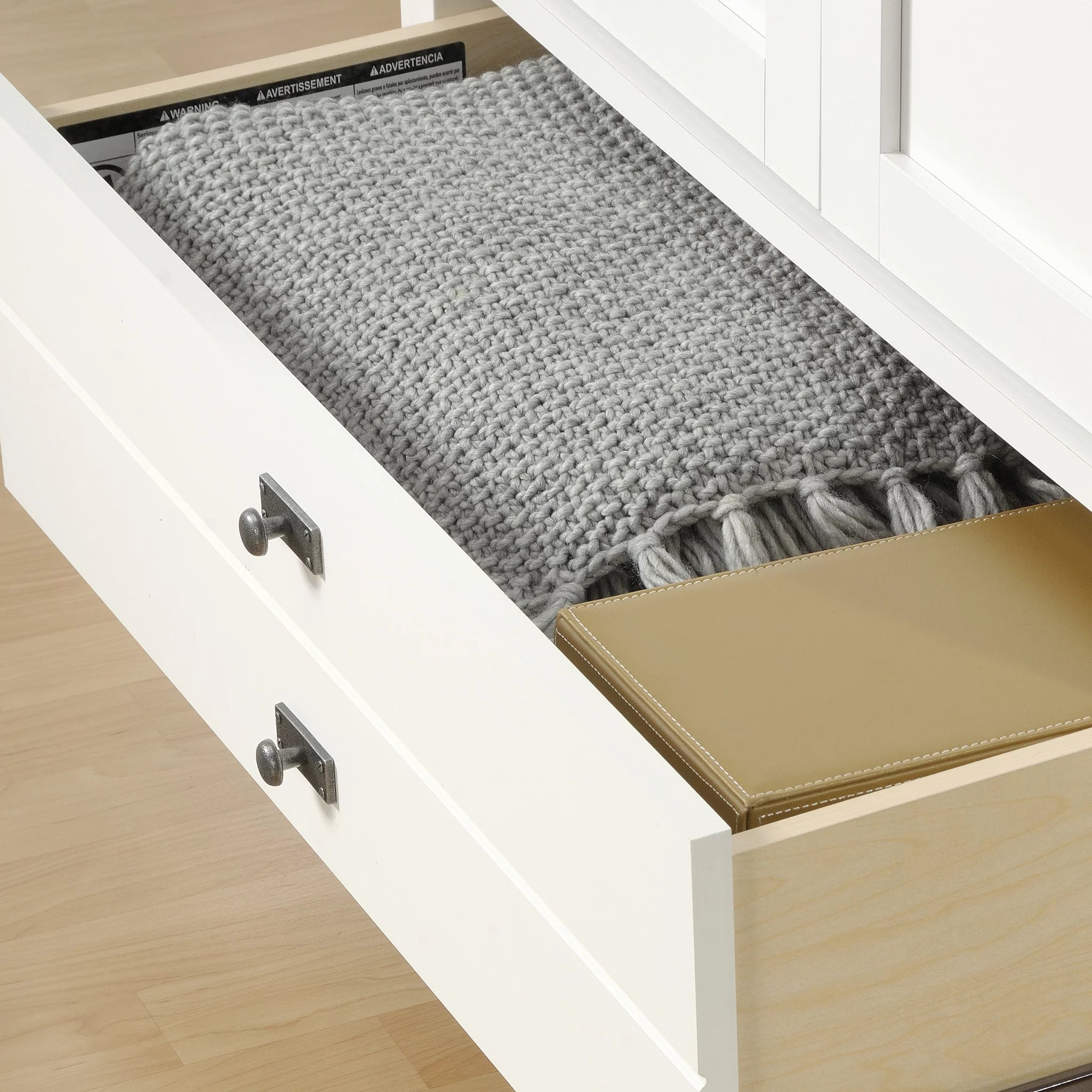 Soft White Armoire V3522