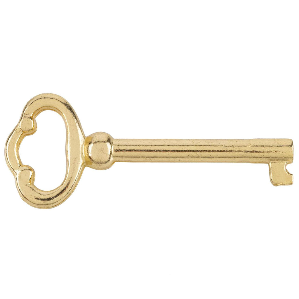 Brass Plated Skeleton Key U908