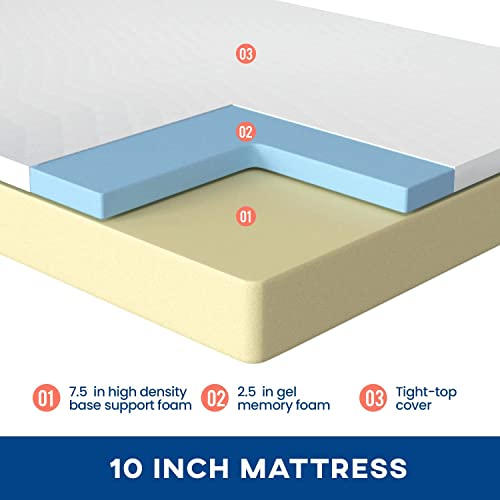 8 Inch Gel Memory Foam Queen Mattress K8854