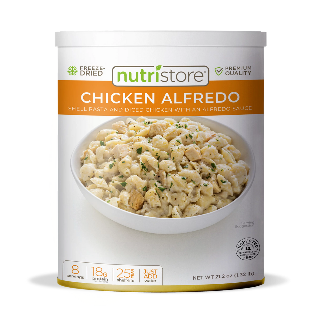 Freeze-Dried Chicken Alfredo Emergency Survival Bulk Food Storage Meal V682062