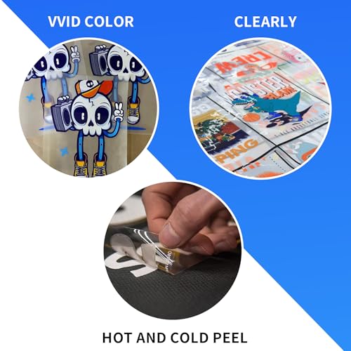 100 Sheets A4 Double Sided Thick Clear PET Heat Transfer Paper G156