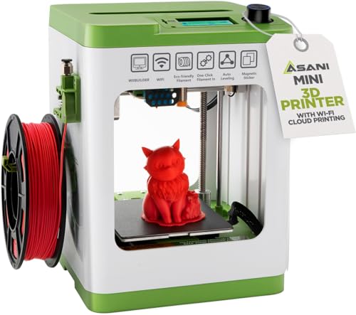 Mini 3D Printer with Auto Leveling, 10M PLA Filament, and SD Card F8528