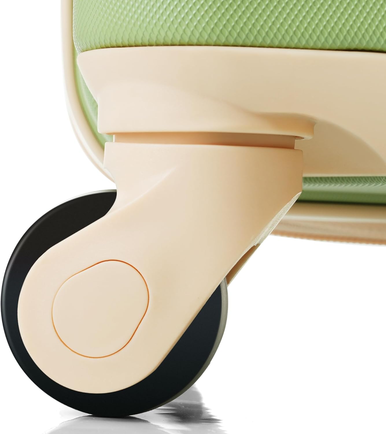 Set of 3 ABS Hard Shell Luggage with Spinner Wheels, Light Green U209388