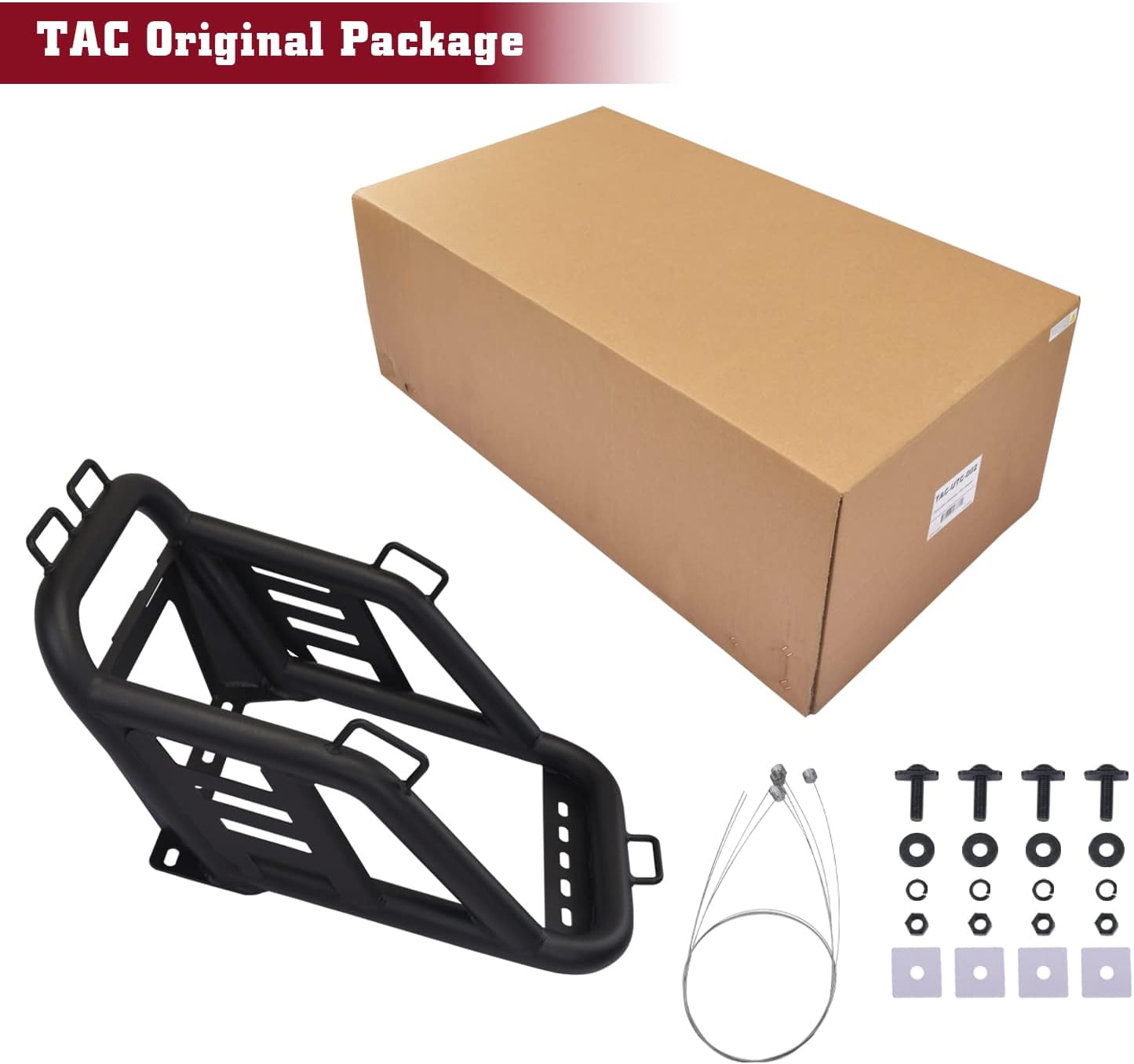 Fine Textured Black Universal Spare Tire Carrier for 40 inch Tire H704