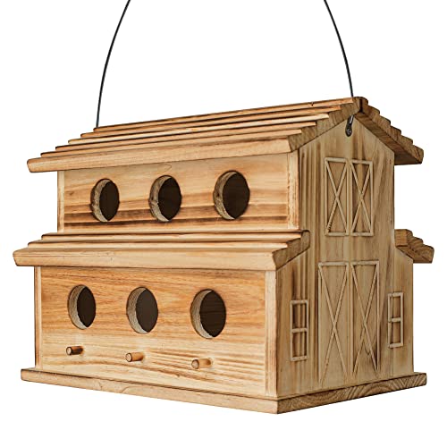 6 Hole Outdoor Hanging Bird House P2257