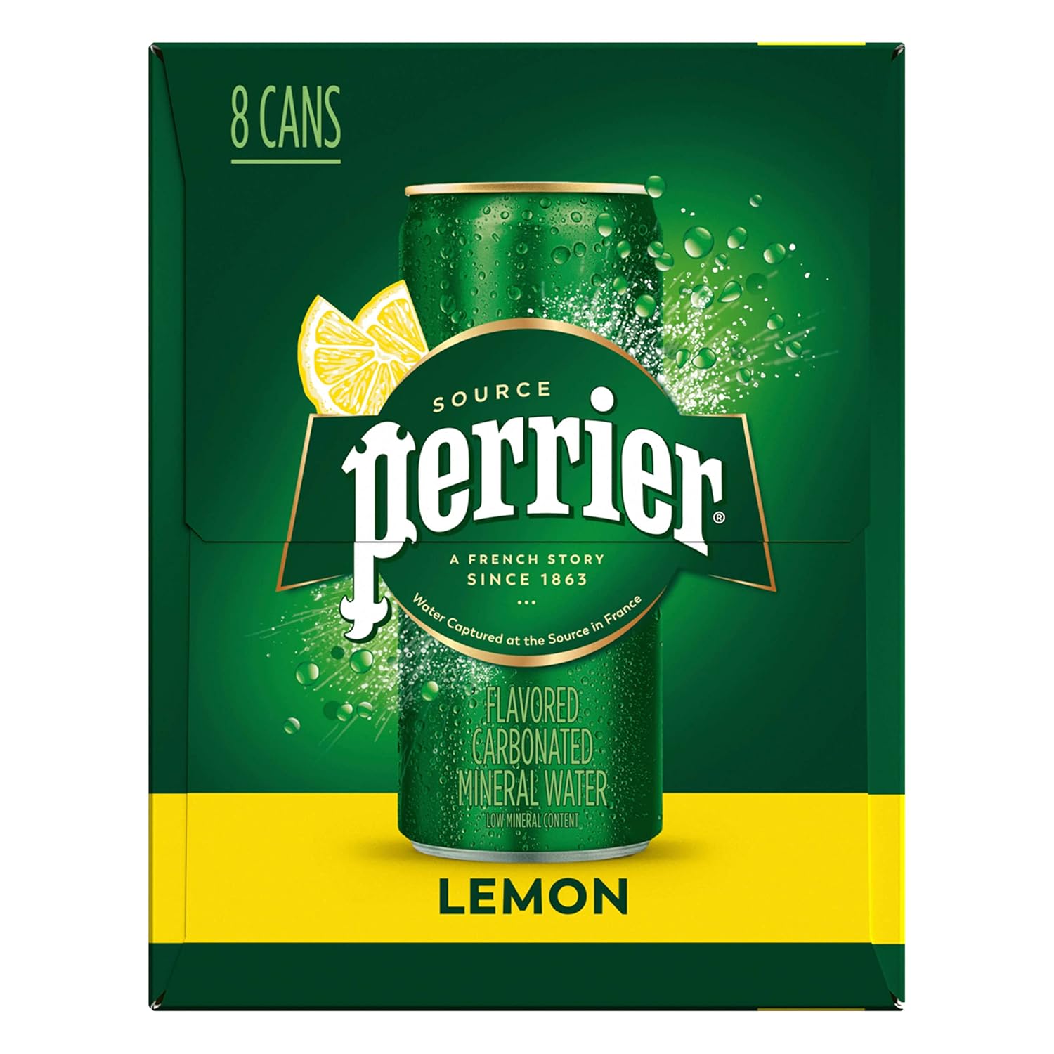 Lemon Flavored Sparkling Water, 11.15 Fl Oz Cans (24 Count) W26725
