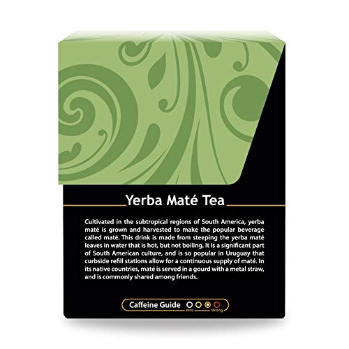 Organic Yerba Mate Tea, 18 Bleach-Free Tea Bag N9470