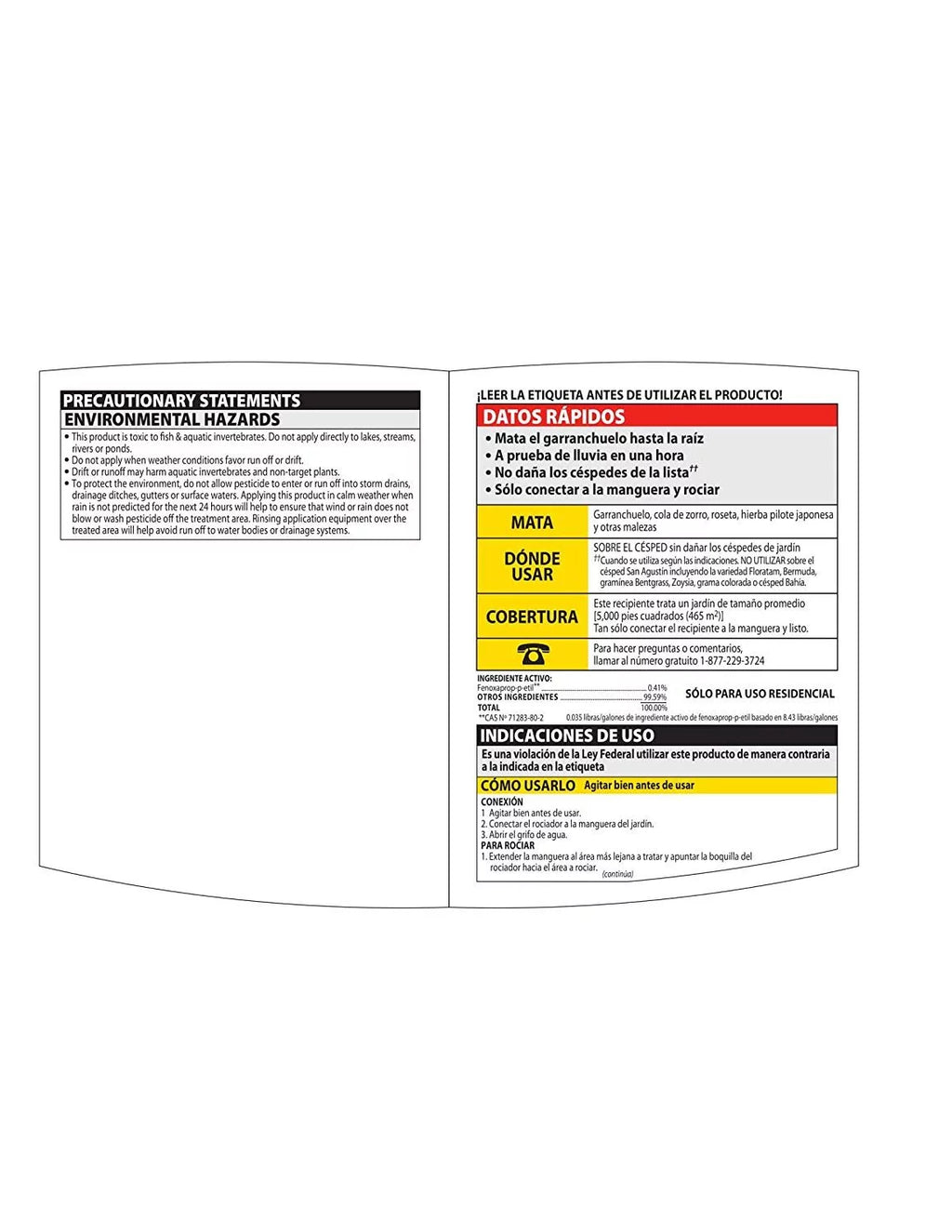 32 oz Crabgrass Killer Hose-End Concentrate M712