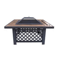 Black Steel Wood-Burning Fire Pit G970