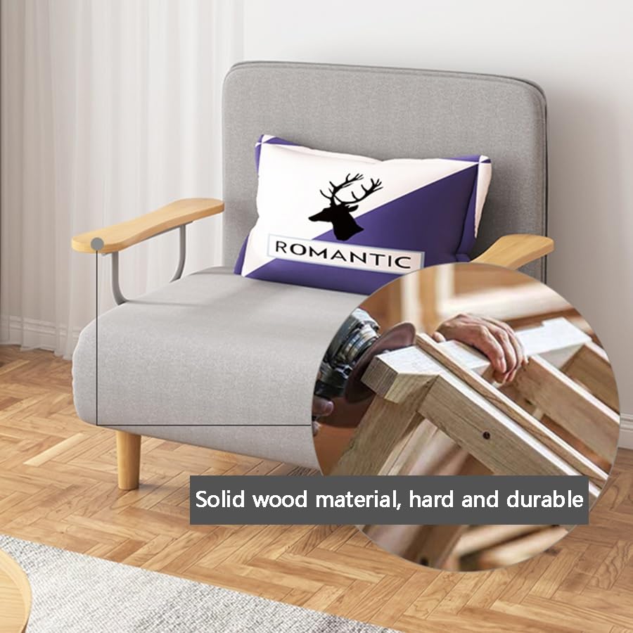 3-in-1 Convertible Sofa Bed Sleeper Chair with Pillow O53045