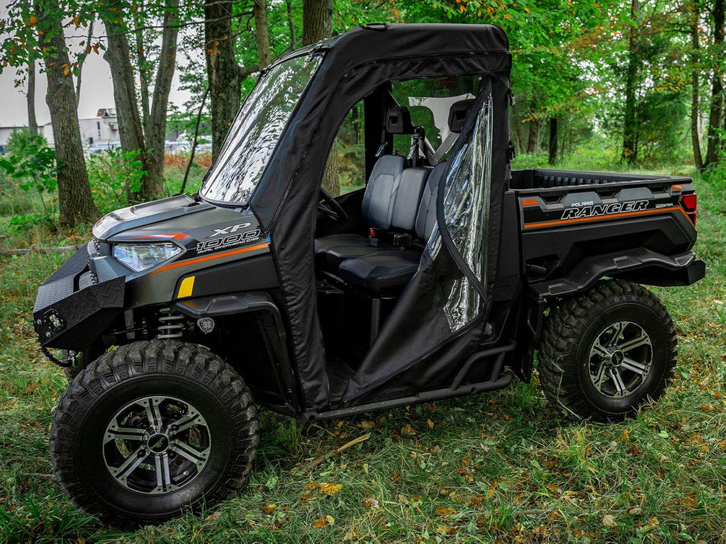 Soft Cab Enclosure Doors - 1 Pair of Front Doors - Resistant to Water, Punctures, and Tears N50912