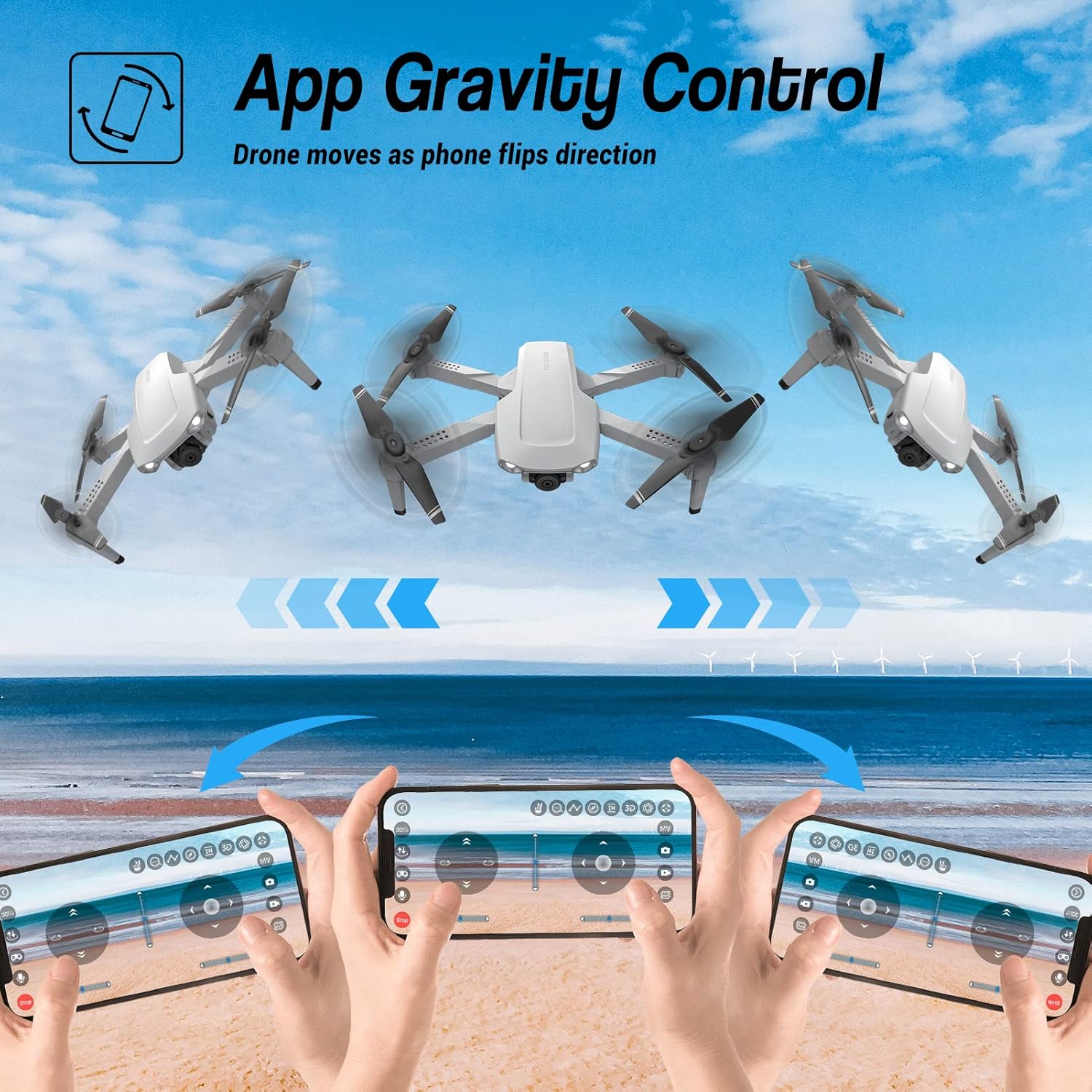 HD 1080P FPV Foldable Quadcopter Drone with Camera A7232