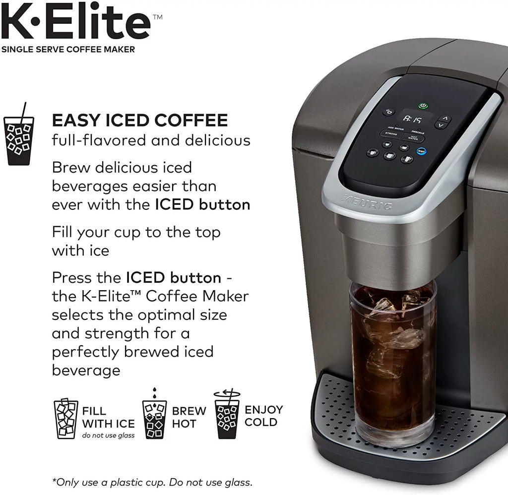 Brushed Slate Single Serve K-Cup Pod Coffee Maker S826149