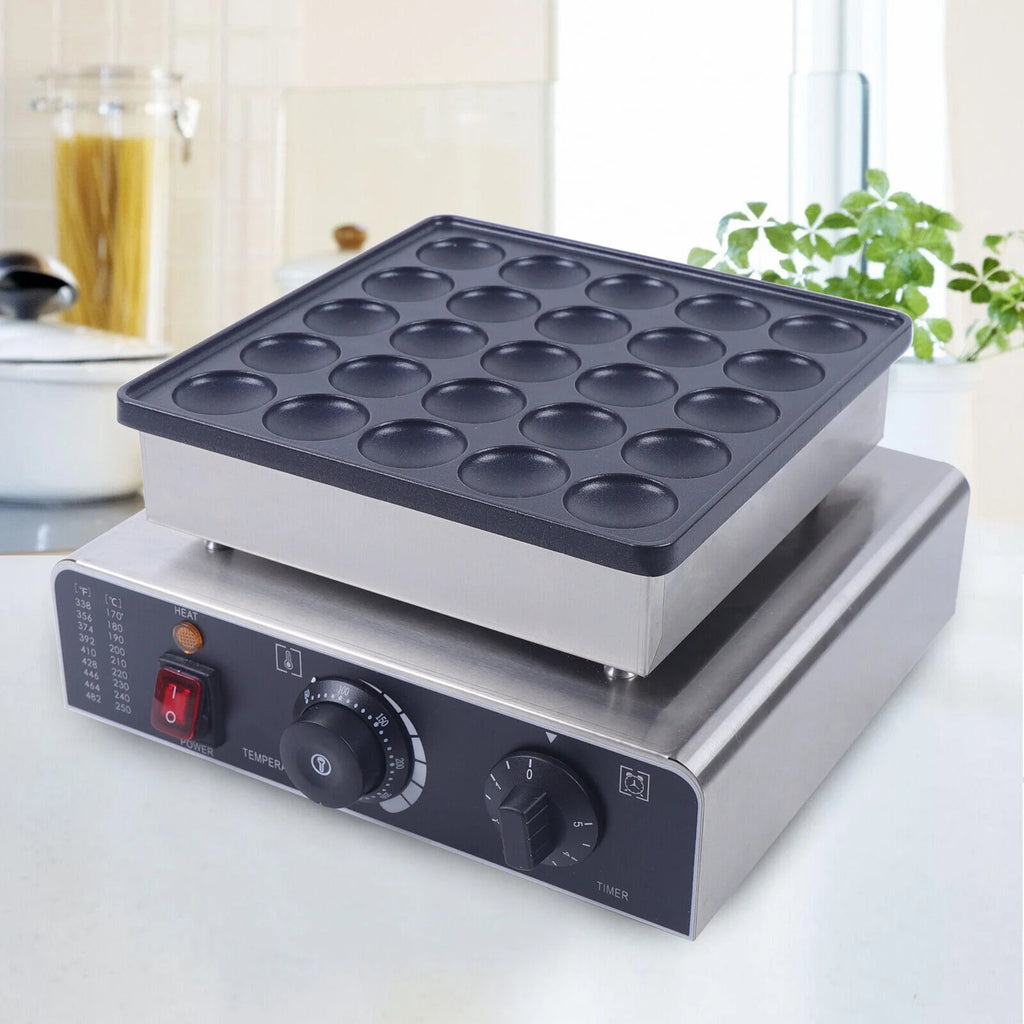 800W Commercial Nonstick Waffle Maker M32943