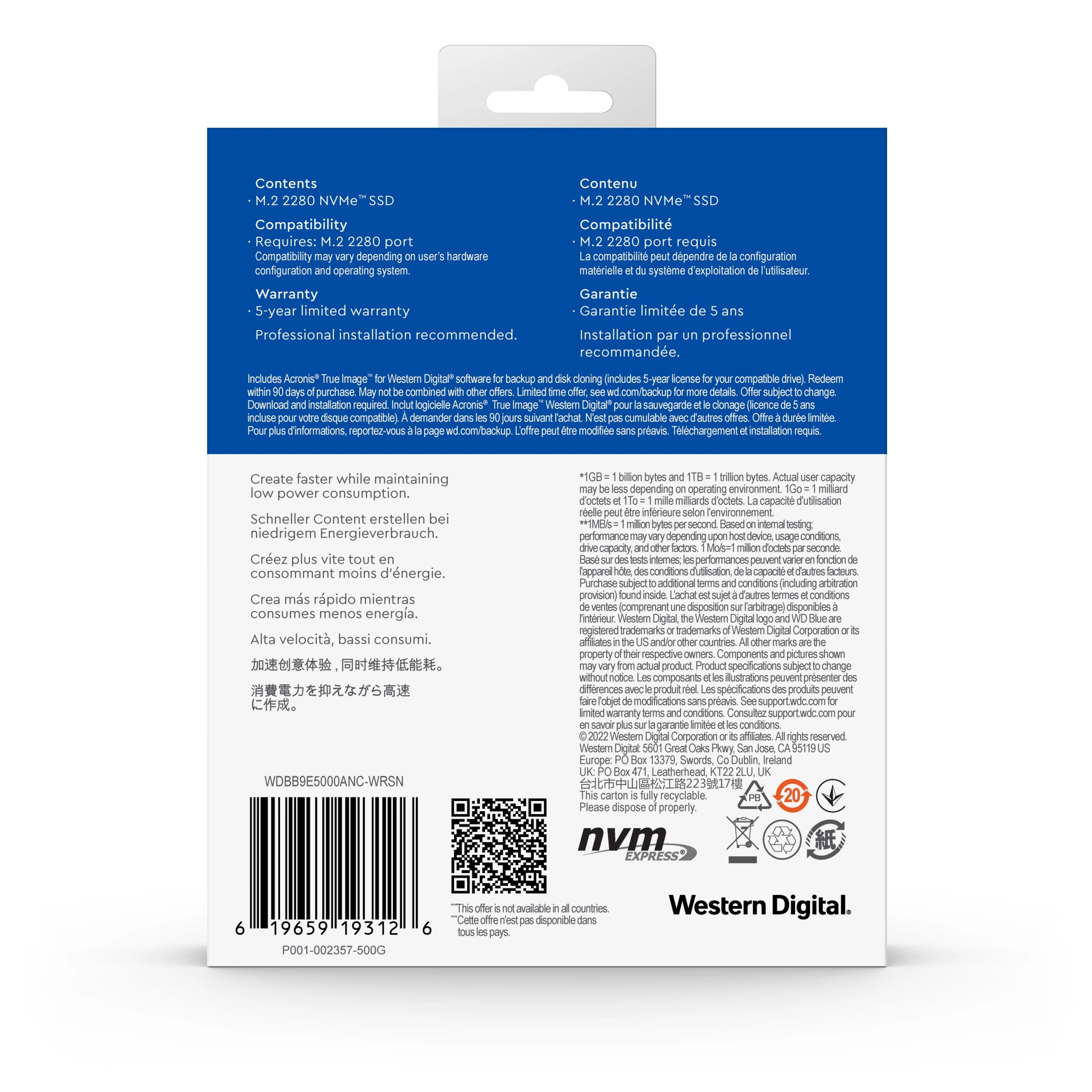 500GB NVMe SSD Q62071
