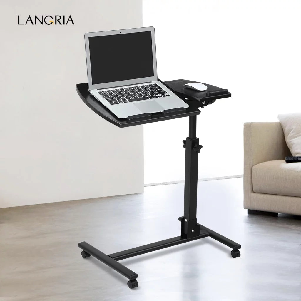 Black Walnut Height Adjustable Mobile Laptop Desk N551