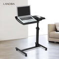 Black Walnut Height Adjustable Mobile Laptop Desk N551