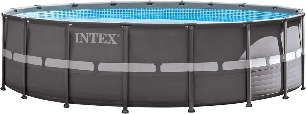 18ft x 52in Ultra Frame Pool Set with Sand Filter Pump, Ladder, Ground Cloth & Pool Cover Q4929