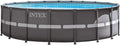 18ft x 52in Ultra Frame Pool Set with Sand Filter Pump, Ladder, Ground Cloth & Pool Cover Q4929