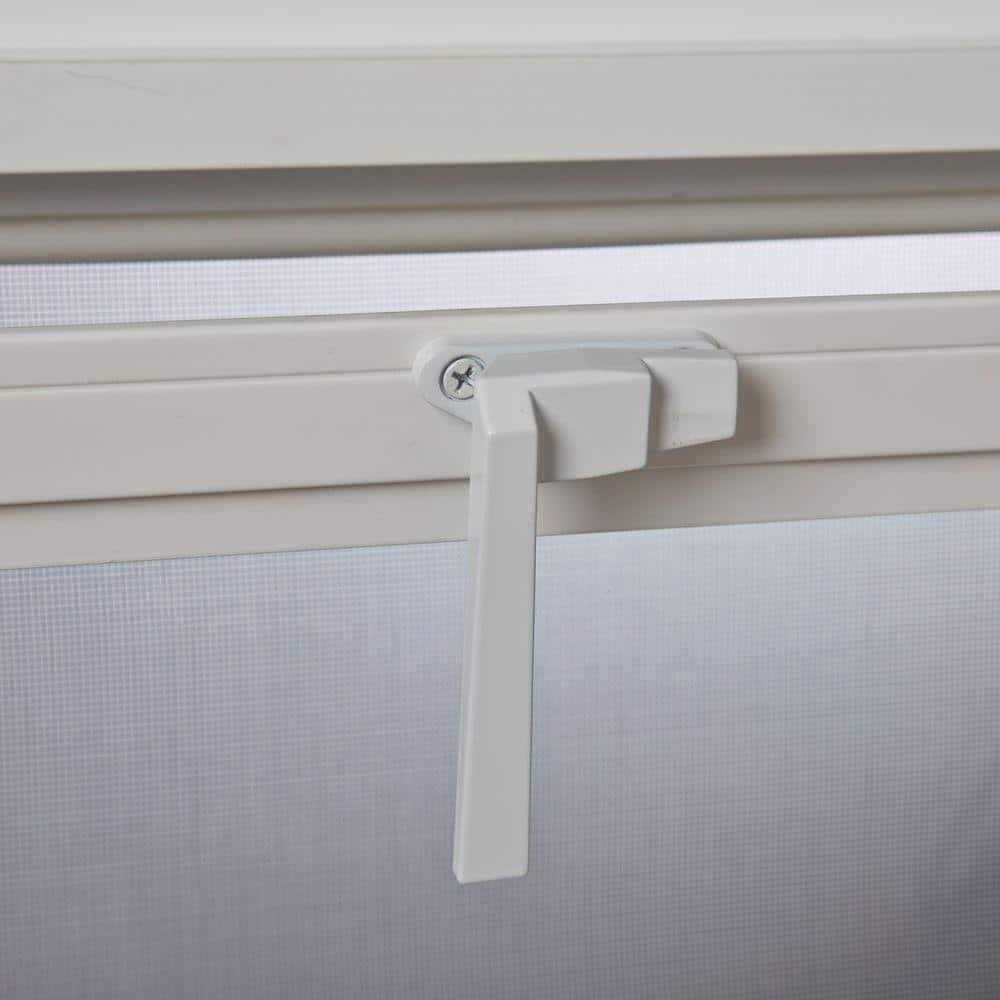 31.75 in. x 15.75 in. Hopper Vinyl Window with Screen J726