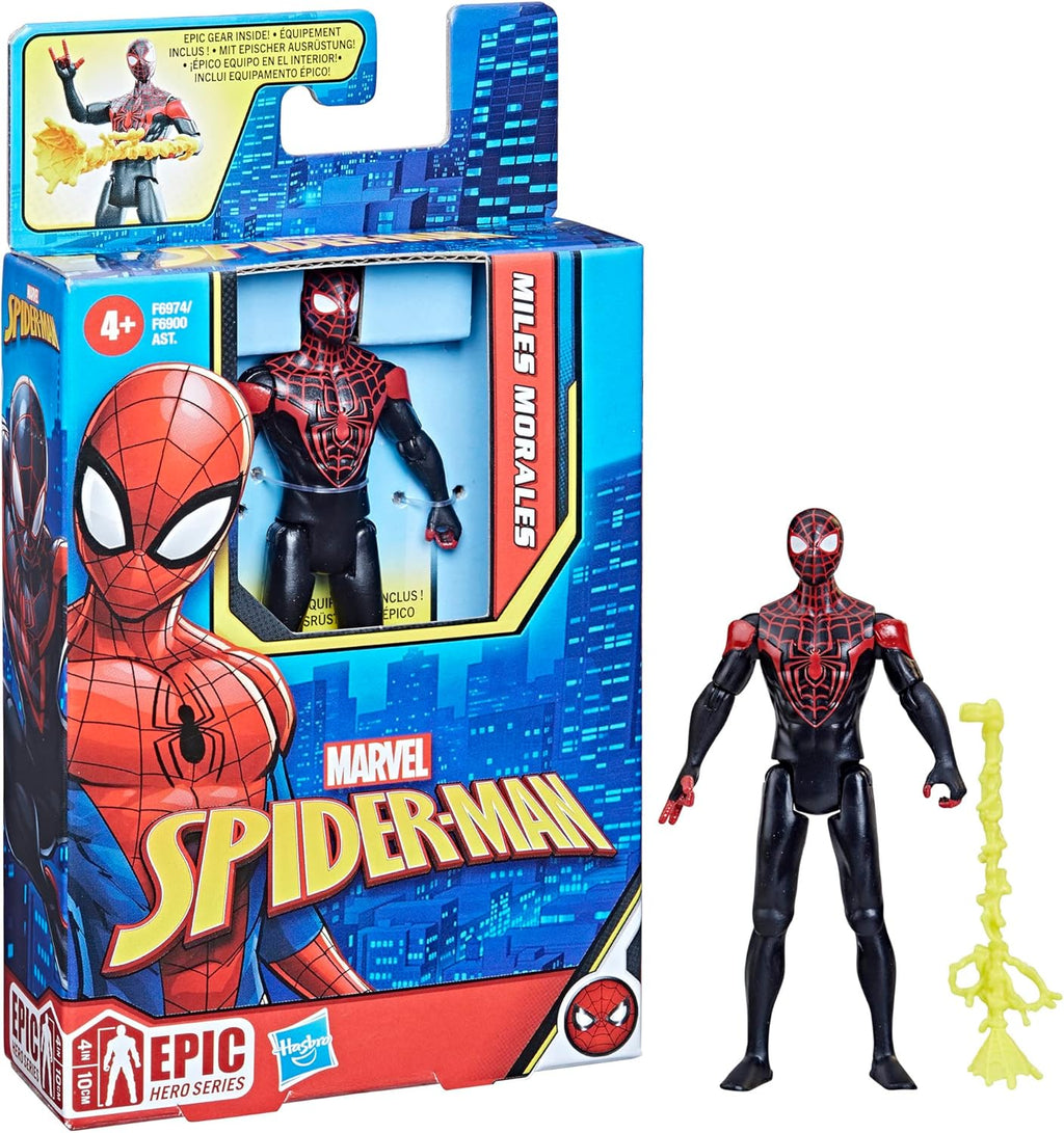 4-Inch Spider-Man Miles Morales Action Figure with Accessory T172