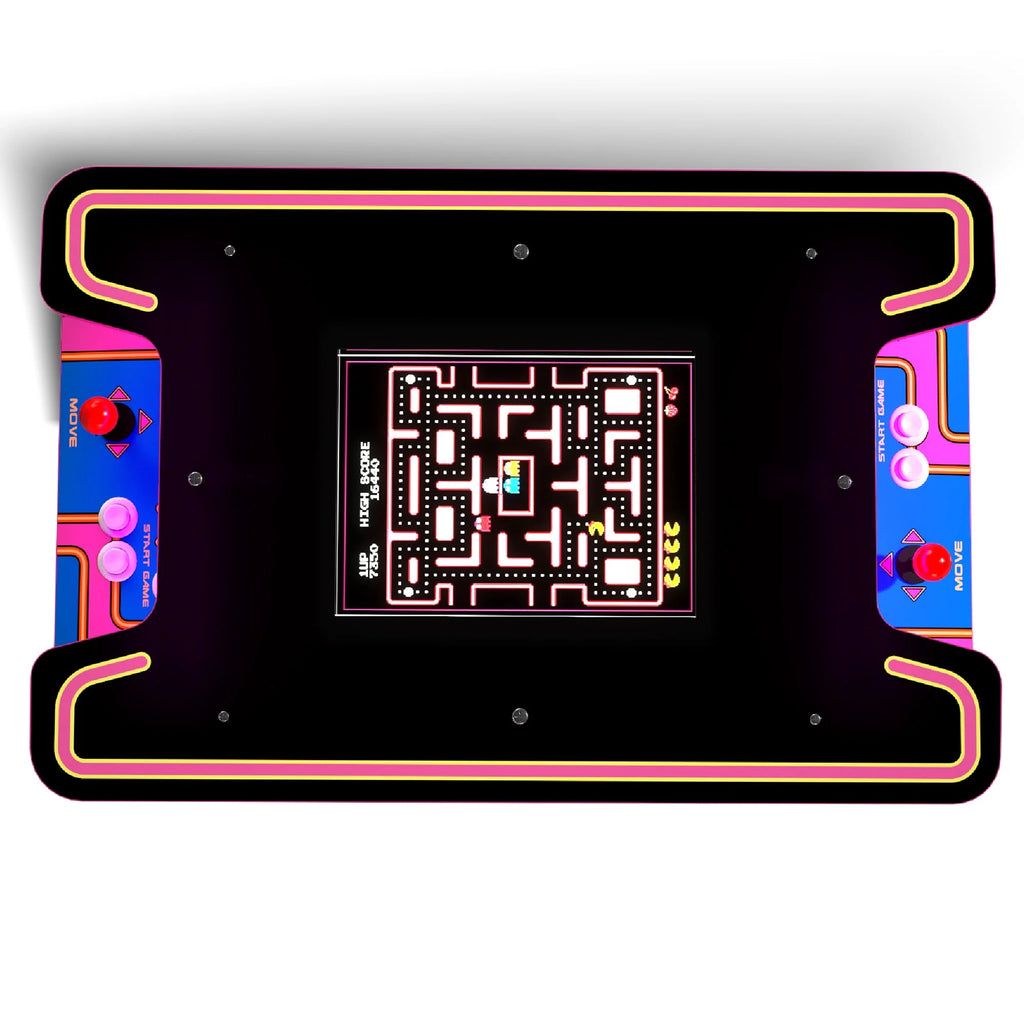 Black Head-to-Head Arcade Table with 12 Games F21811