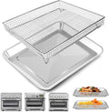 12.2 x 11 Inch Stainless Steel Mesh Air Fryer Basket Y3556
