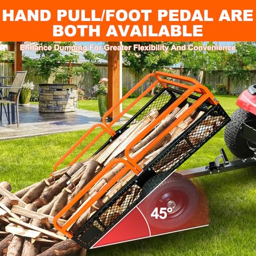 Heavy Duty Steel Utility Garden Cart with Removable Sides R612