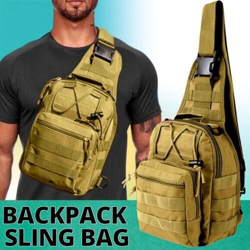 Waterproof Tactical Sling Chest Pack Shoulder Bag A628926