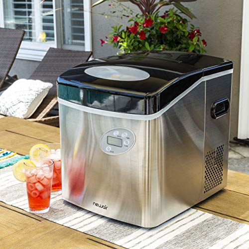 Portable Ice Maker 50 lb. Daily Compact Countertop Stainless Steel Z79254