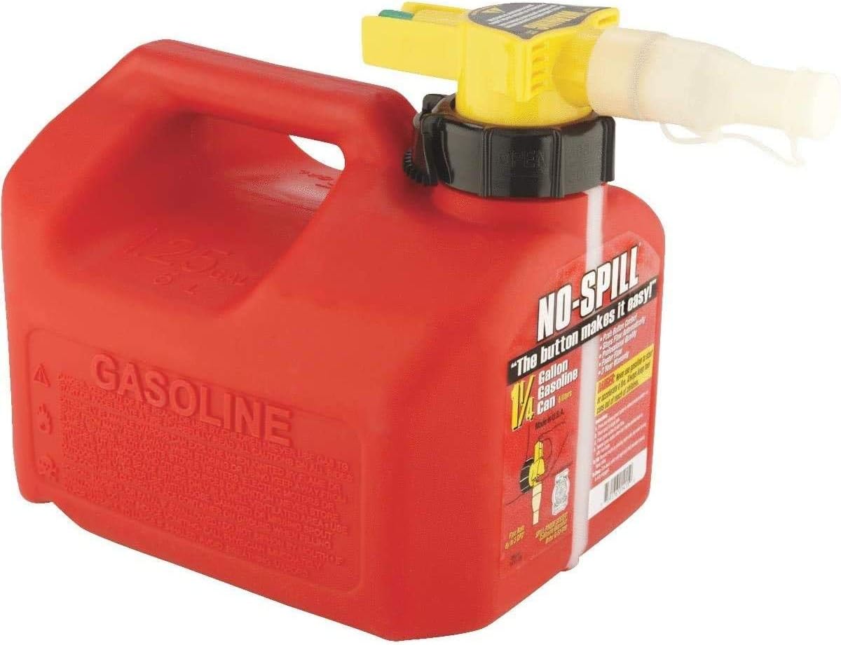 1.25 Gallon Red No-Spill Gas Can Z37126