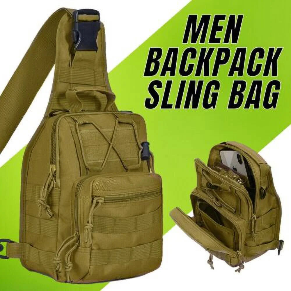 Waterproof Tactical Sling Chest Pack Shoulder Bag A628926
