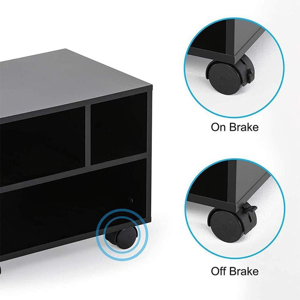 Black Rolling Printer Cart X217282