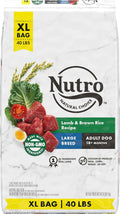 Large Breed Adult Dry Dog Food, Lamb & Brown Rice Recipe, 40 lb. Bag W7517