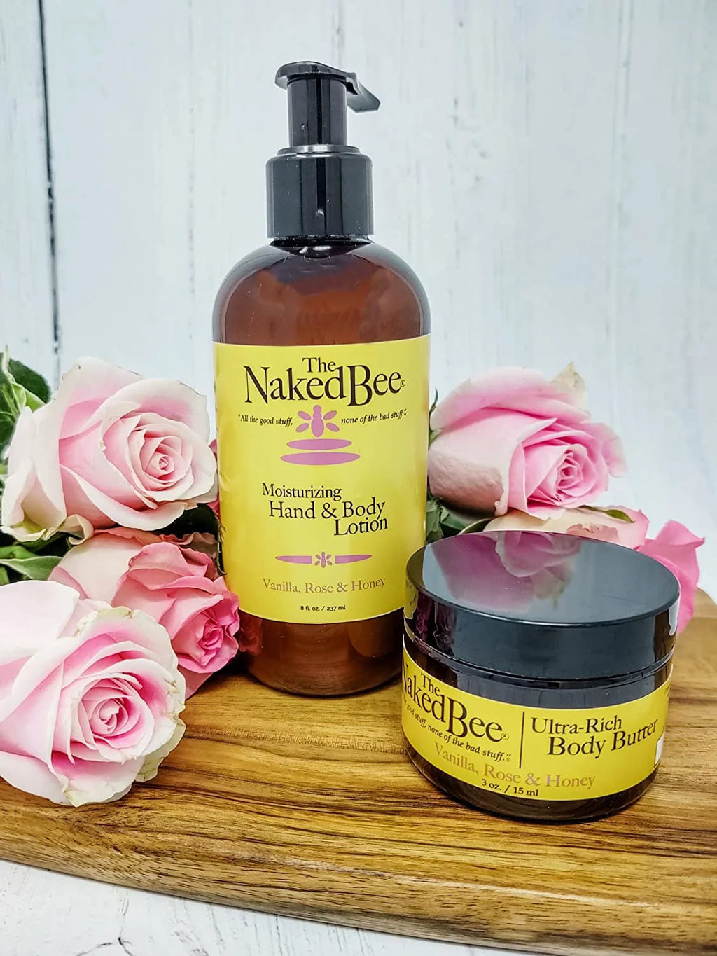 Vanilla Rose & Honey Hand & Body Lotion 8 Oz. D339413