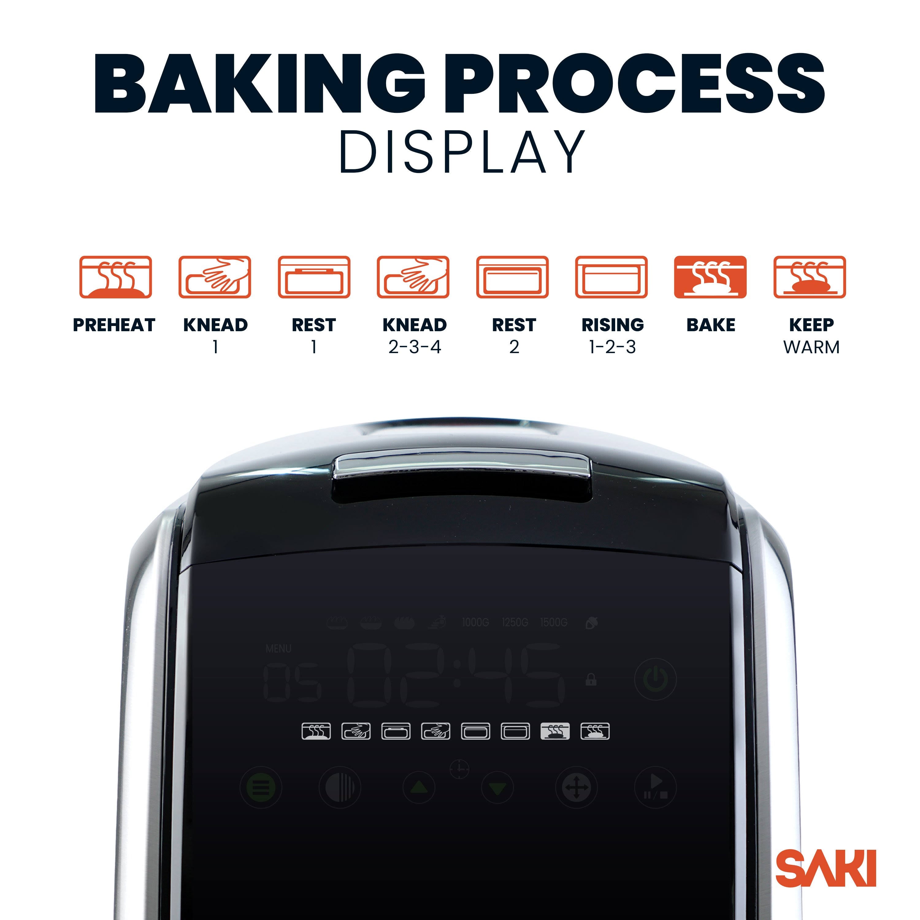 12 In 1 Programmable Bread Maker With Nonstick Pan, 3.3 LBS Capacity P22315