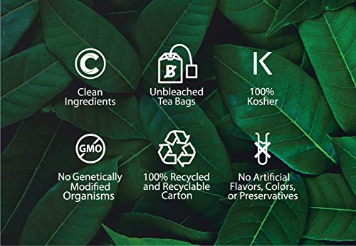 Organic Yerba Mate Tea, 18 Bleach-Free Tea Bag N9470