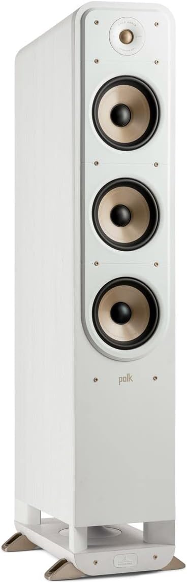 White Floorstanding Speaker, Pair D816