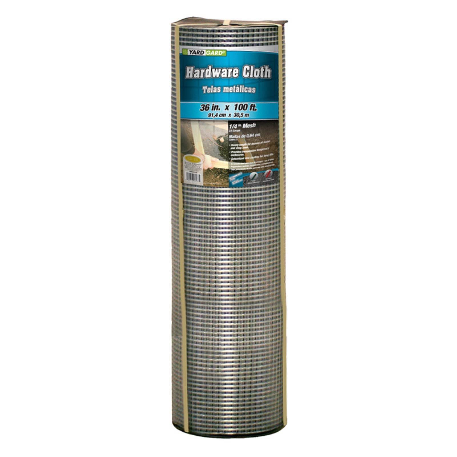 Galvanized Hardware Cloth, 23-Gauge, 1/4x22 Mesh, 36x22 T787