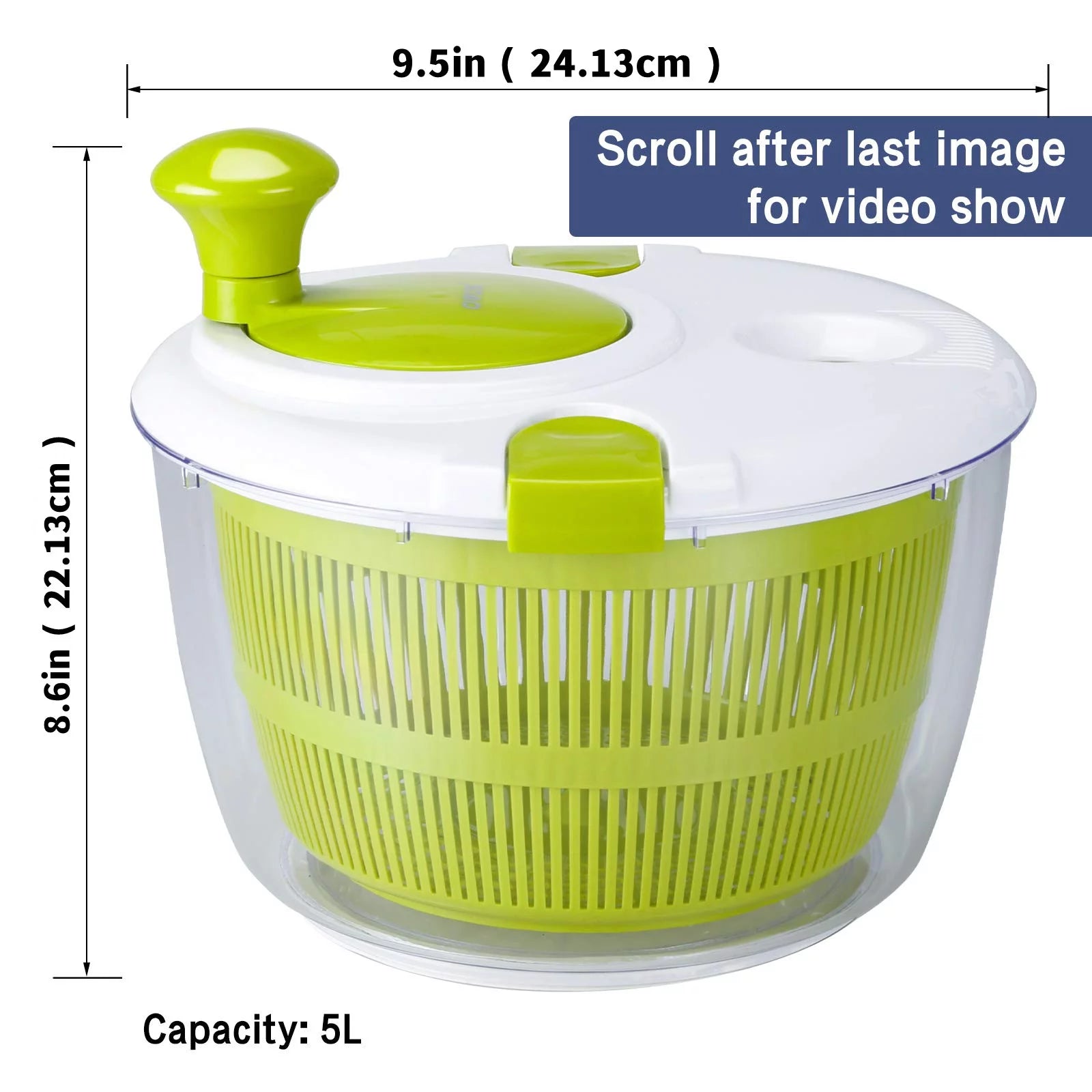 5L Salad Spinner M5631