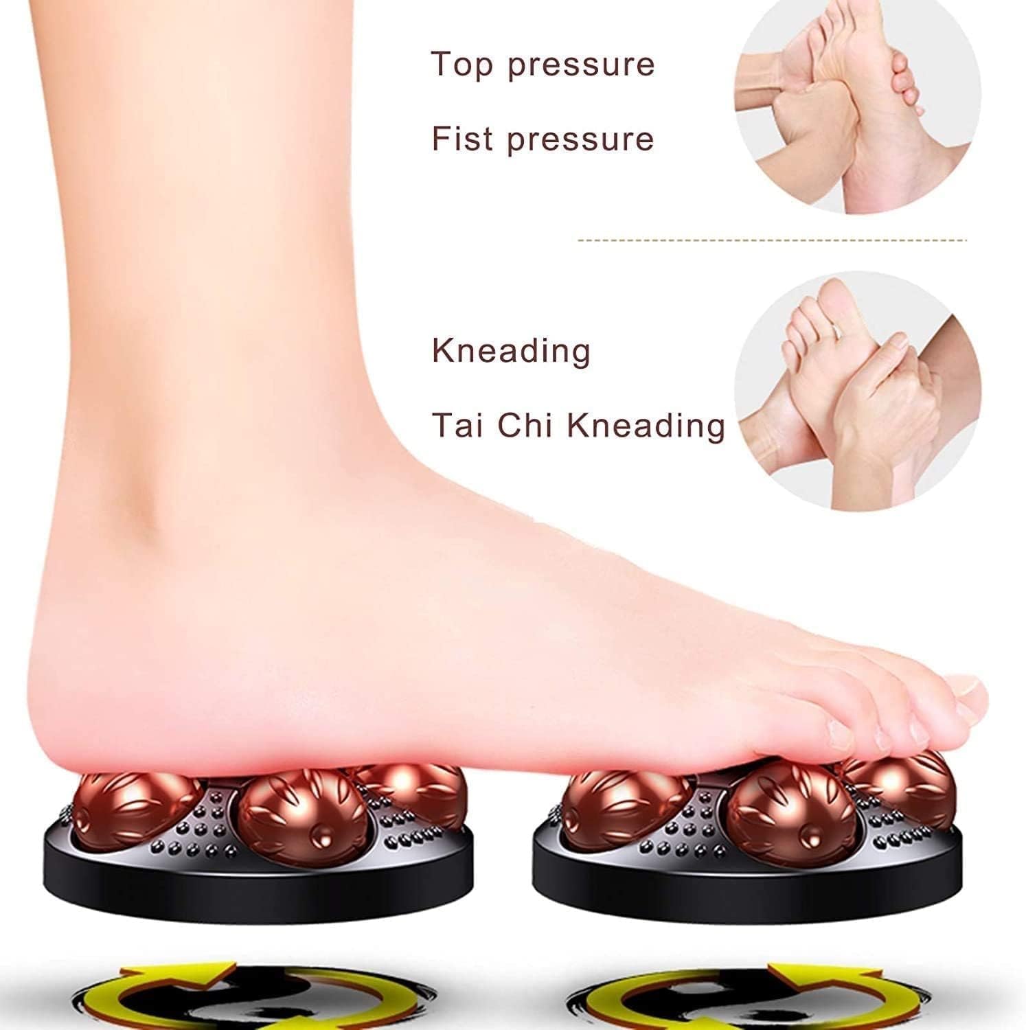 Foot Spa Bath Massager with Heat, Bubble Jets and 6 Electric Long Massage Rollers B974330